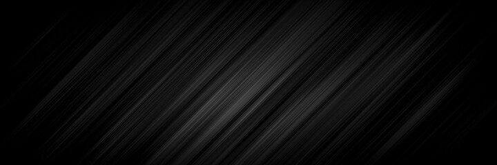 Wall Mural - abstract black and silver are light gray with white the gradient is the surface with templates metal texture soft lines tech diagonal background black dark sleek clean modern.