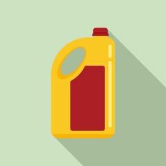 Wall Mural - Plastic bottle cleaner icon. Flat illustration of plastic bottle cleaner vector icon for web design