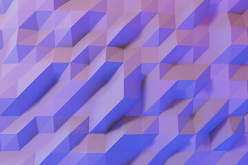 Aufkleber - Simple abstracts geometric wall background minimal gray design,3D illustration.