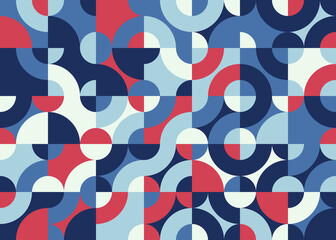 Wall Mural - circular abstract vector pattern design