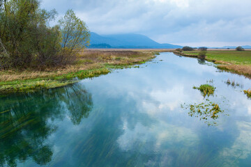 Lake Cerknika, Green Karst, Slovenia, Europe