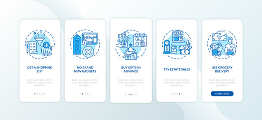 Wall Mural - shopping advices onboarding mobile app page screen with concepts. shopping plan, grocery delivery wa
