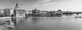 Fototapeta  - Vltava River and Smetana Embankment