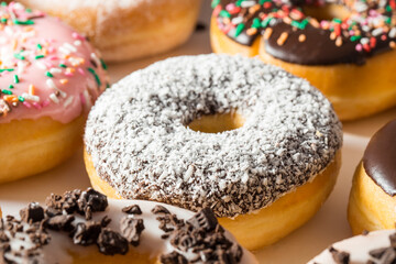 donuts with icing sugar