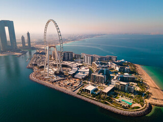 Wall Mural - Ain Dubai ferris wheel on Bluewaters island in Dubai, UAE