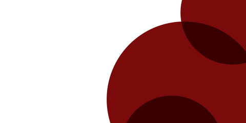 Wall Mural - modern black red white abstract circle curved background for presentation design