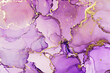 Modern hand painted artwork of abstract transparent alcohol ink background. Art for design