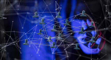 Telecommunication concept with abstract network structure