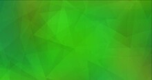 4K Looping Light Green, Yellow Video With Polygonal Shapes. High-quality Clip In Twirl Style With Gradient. Clip For Mobile Apps. 4096 X 2160, 30 Fps. Codec Photo JPEG.