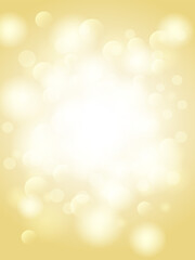 Wall Mural - Abstract. bokeh blur light on gold background. vector.