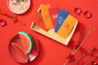 © Maki Company Limited/Stocksy - Lunar New Year Concept. Flatlay.