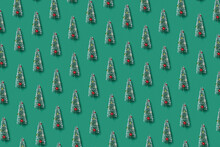 Christmas Decorated Trees Pattern.