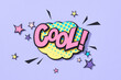© Maki Company Limited/Stocksy - Cool with speech bubble and explosion.