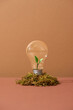 © Maki Company Limited/Stocksy - Protection and helping tree growing a light bulb inside
