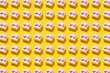 © Yaroslav Danylchenko/Stocksy - Greeting pattern from paper boxes.