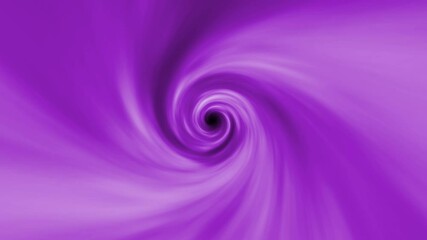 Wall Mural - abstract violet coloured spiral rotation motion graphic with small black hole animation background.