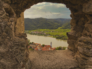 Sticker - Beautiful shot of Wachau Cultural Landscape in Austria