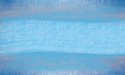 Sfondo azzurro pastello texture canvas pittura. Banner blu spazio vuoto bianco al centro. 