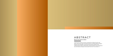 Wall Mural - white brown gold presentations templates. annual report, leaflet, book cover design. brochure layout