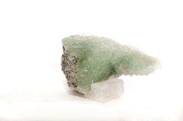 Poster - apophyllite on prehnite