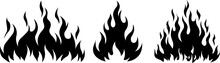 Bonfire Fire Flame Icons Collection