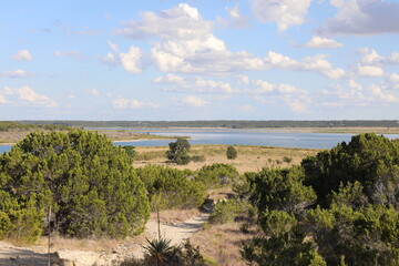 view from the beach