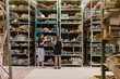 © Emma Innocenti/Westend61 - Woman choosing wood while standing at warehouse of factory