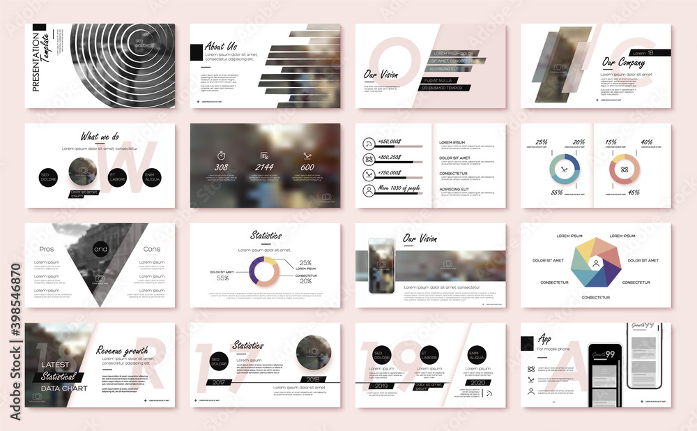 Geometric Graphic Design Project Proposal Presentation. Infographic ...