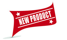 RED BANNER FLAG NEW PRODUCT WITH STARS