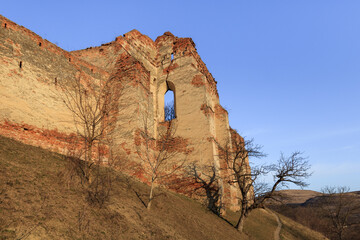 Poster - The Slimnic fortress. Transylvania, Romania