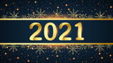 Fototapeta Sypialnia - Merry christmas background, 2021 happy new year 2021 Background, vector, illustration, eps file