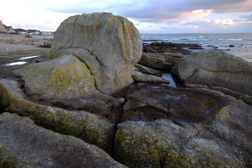 The coast of Piriac in december 2020.