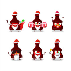 Sticker - Santa Claus emoticons with bbq sauce cartoon character