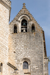 Wall Mural -  Basilica of St-Sauveur blend into the cliff in Rocamadour, France