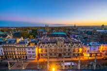Cityscape Of Oxford City. Oxfordshire, England, UK
