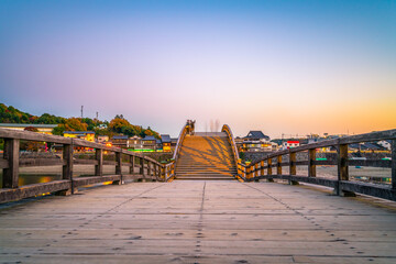 Sticker - The Kintai Bridge at Iwakuni, Japan