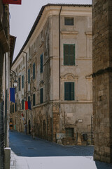 Sticker - Scenic sight in Anagni, province of Frosinone, Lazio, central Italy Europe