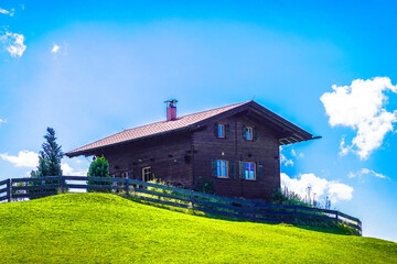 Canvas Print - landscape at the wetterstein mountains - bavaria