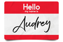 Hello My Name Is Audrey