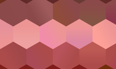 Wall Mural - Positive Red and pink polygonal background, digitally created