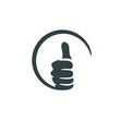 © wersk - thumb up sign flat icon