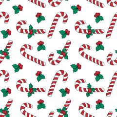 merry christmas noel black and white line green leaf polka cherry sugar tee illustration art vector