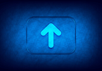 Wall Mural - Up arrow icon abstract digital design blue background