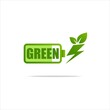 © Rattapon - Green energy logo. Ecology concept. Vector EPS10.