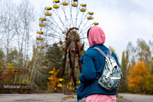 Ferris Wheel In The City Of Pripyat. Chernobyl 30 Km Exclusion Zone