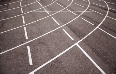 Athletics track symbol