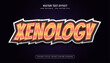 © WzKz - Bold Xenology text effect in cartoon style