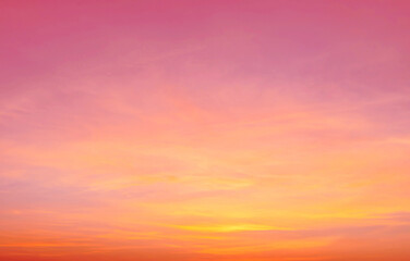 Wall Mural - sky,beautiful sunset sky,pastel color pink and purple sky at sunset, abstract fantasy aerial view pa