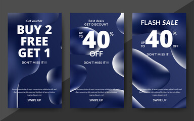 Wall Mural - Flash sale discount banner template promotion, end of season special offer banner, template design for media promotions and social media promo, vector illustration.