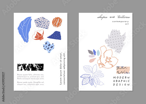 Tela Collection of creative universal floral  artistic cards